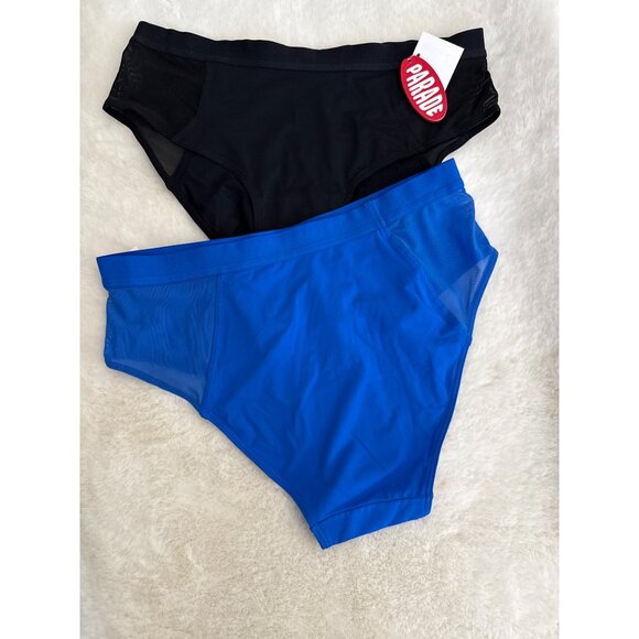 Parade 2 pk. RE: Play HR Brief Eightball size Small Blue & Black NEW - Picture 2 of 3